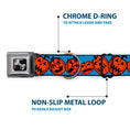 Load image into Gallery viewer, Dog Bone Seatbelt Buckle Collar - Jack-o'-Lanterns Blue
