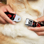 Dog Bone Seatbelt Buckle Collar - Kisses
