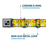 Dog Bone Seatbelt Buckle Collar - Kid's in the Hood