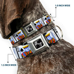 Dog Bone Seatbelt Buckle Collar - King of Spades