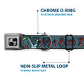 Load image into Gallery viewer, Dog Bone Seatbelt Buckle Collar - Live Hard Die Young Gray

