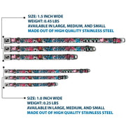 Dog Bone Seatbelt Buckle Collar - Love Love Gray