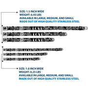 Dog Bone Seatbelt Buckle Collar - Love Kills Black/White