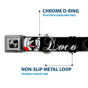 Buckle-Down Seatbelt Buckle Dog Collar - Loco Pro Clown