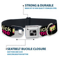 Load image into Gallery viewer, Dog Bone Seatbelt Buckle Collar - LICK ME Battery Cartoon
