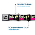 Load image into Gallery viewer, Dog Bone Seatbelt Buckle Collar - LICK ME Battery Cartoon

