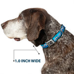 Dog Bone Seatbelt Buckle Collar - Landscape Snowy Mountains