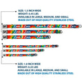 Load image into Gallery viewer, Dog Bone Seatbelt Buckle Collar - LOVE IS LOVE BD Tie Dye/White
