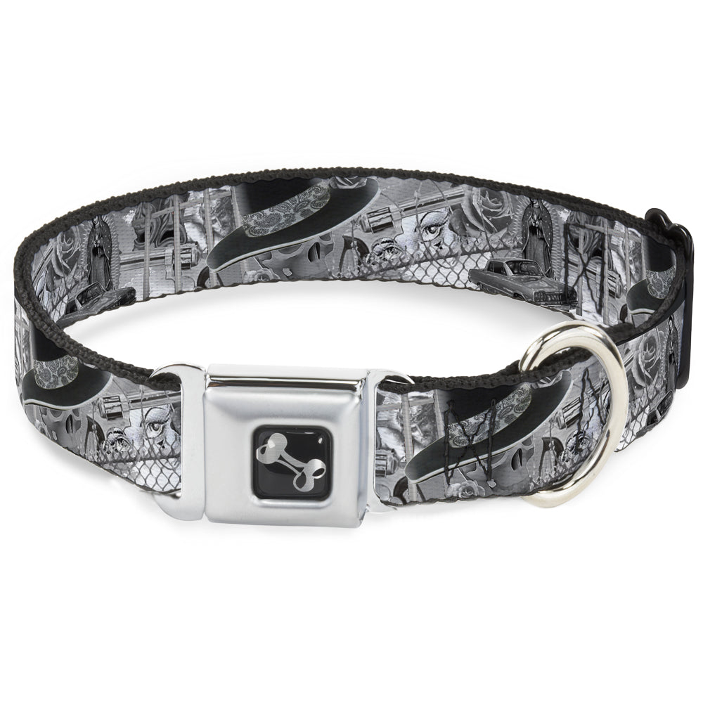 Dog Bone Seatbelt Buckle Collar - Mi Vida Loca
