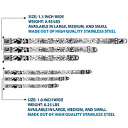 Dog Bone Seatbelt Buckle Collar - Mom & Dad Black/White