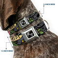 Load image into Gallery viewer, Dog Bone Seatbelt Buckle Collar - Mom & Mom Gray
