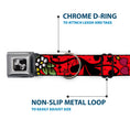 Load image into Gallery viewer, Dog Bone Seatbelt Buckle Collar - Mom & Dad Red
