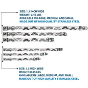 Dog Bone Seatbelt Buckle Collar - Mustaches White/Sketch