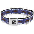 Load image into Gallery viewer, Dog Bone Seatbelt Buckle Collar - Mustache 'Stache-Tastic
