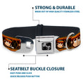 Load image into Gallery viewer, Dog Bone Seatbelt Buckle Collar - Multi Smoking Monkey Argyle Brown
