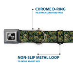 Buckle-Down Seatbelt Buckle Dog Collar - Nuggets Stacked