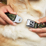 Buckle-Down Seatbelt Buckle Dog Collar - Nuggets Stacked