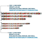 Dog Bone Seatbelt Buckle Collar - Only God Can Judge Me CLOSE-UP White