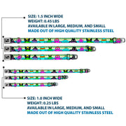 Dog Bone Seatbelt Buckle Collar - Octopus Superhero Cartoon