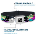 Load image into Gallery viewer, Dog Bone Seatbelt Buckle Collar - Octopus Superhero Cartoon
