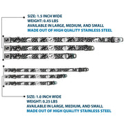 Dog Bone Seatbelt Buckle Collar - Owl Expressions Black/White