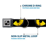 Dog Bone Seatbelt Buckle Collar - Owl Eyes 1