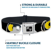 Dog Bone Seatbelt Buckle Collar - Owl Eyes 3