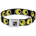 Load image into Gallery viewer, Dog Bone Seatbelt Buckle Collar - Owl Eyes 3
