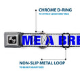 Load image into Gallery viewer, Dog Bone Seatbelt Buckle Collar - OMGâ€¦GIVE ME A BREAK!!! White/Royal
