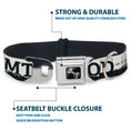 Load image into Gallery viewer, Dog Bone Seatbelt Buckle Collar - Oregon MT. HOOD Scenery White/Grays

