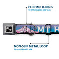 Load image into Gallery viewer, Dog Bone Seatbelt Buckle Collar - Oregon MT. HOOD Scenery Blues/Purples/Black/White
