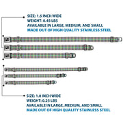 Dog Bone Seatbelt Buckle Collar - Plaid Gray/Multi Neon