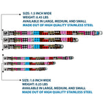 Dog Bone Seatbelt Buckle Collar - Plaid & Animal Skins