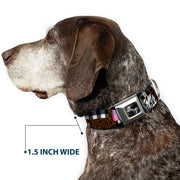 Dog Bone Seatbelt Buckle Collar - Plaid & Animal Skins