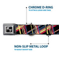 Load image into Gallery viewer, Dog Bone Seatbelt Buckle Collar - Plaid Black/Yellow/Red/Blue/Orange

