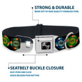 Load image into Gallery viewer, Dog Bone Seatbelt Buckle Collar - Poker Chips 1

