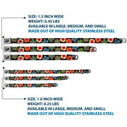 Dog Bone Seatbelt Buckle Collar - Poker Chips 2