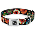 Load image into Gallery viewer, Dog Bone Seatbelt Buckle Collar - Poker Chips 2
