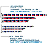 Dog Bone Seatbelt Buckle Collar - Philippines Flags