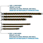 Dog Bone Seatbelt Buckle Collar - Plaid X Rasta