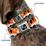 Dog Bone Seatbelt Buckle Collar - Panda w/Tiger Hat