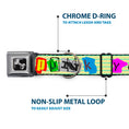 Load image into Gallery viewer, Dog Bone Seatbelt Buckle Collar - Punk You Legal Pad/Full Color
