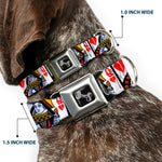 Dog Bone Seatbelt Buckle Collar - Queen of Broken Hearts