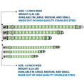 Load image into Gallery viewer, Dog Bone Seatbelt Buckle Collar - Rings White/Green/Red
