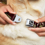 Buckle-Down Seatbelt Buckle Dog Collar - Revolvers Purple/Green