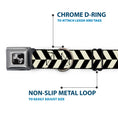 Load image into Gallery viewer, Dog Bone Seatbelt Buckle Collar - Rhombus Split White/Black
