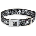 Load image into Gallery viewer, Dog Bone Seatbelt Buckle Collar - Stargazer Black/White
