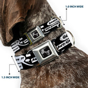 Dog Bone Seatbelt Buckle Collar - Skater Bubbles
