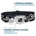 Load image into Gallery viewer, Dog Bone Seatbelt Buckle Collar - Skater Bubbles

