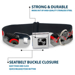 Dog Bone Seatbelt Buckle Collar - Starry Forest